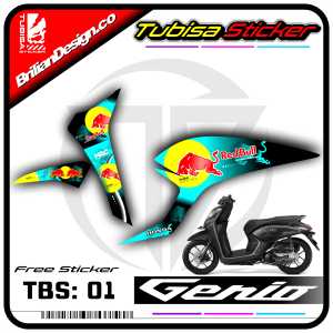 Sticker Striping Variasi Genio - Stiker Sticker Striping Variasi Motor Genio. TBS.01