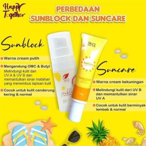 Sunblock Wajah dan Badan Sunblock SR12 Skin care - Suncare SR12 Skincare BPOM Melindungi Kulit Dari Sinar Matahari Pelindung Kulit Dari Matahari