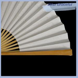 Ditur 1pc White Folding Elegant Paper Hand Fan Wedding Party Favors