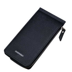 Card Holder Fashion Durable Wallet Multi-card Slot Anti-burst Uniform and Thick Multi-functional Zipper Model