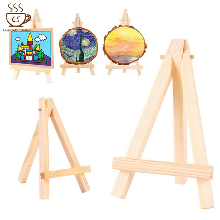 1/3/5Pcs Mini Wooden Tripod Art Easel Photos Stand Tripod DIY