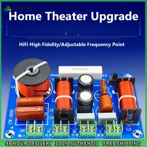 Sikiwind 250W Audio Speaker Crossover Module Treble Medium Bass 3 Ways Audio HiFi Filter Circuit Board 5200Hz-5500Hz Adjustable DIY Home Audio Systems