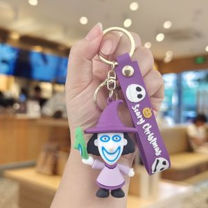Gantungan Kunci Karakter Kartun Marvel LOKI Ganci Mobil Motor Keychain Bag School Scary Christmas Unik Kartun Halloween