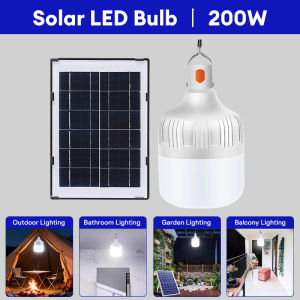 FINNA Solar LED  bulb （buy 1 take 1）400W /600W Solar bulb solar outdoor light 0 electricity fee Camping household general purpose
