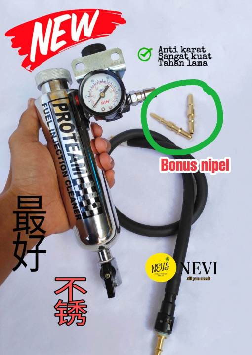 Alat Servis Injector Injeksi Motor Mobil TABUNG INFUS INJEKTOR Plus ...