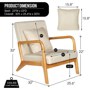 Solid Wood Chair Backrest Desk Chair Study Nordic Restaurant Stool Modern Minimalist Computer Chair Dining Chair