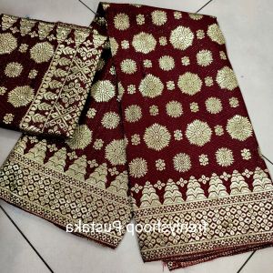 Kain songket palembang mesin premium / Bahan songket semi tenun palembang / Bahan rok kebaya songket