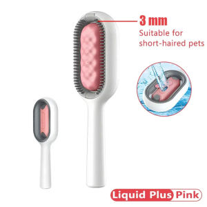 HATELI หวีที่กำจัดขนนวดทำความสะอาดแปรงแต่งหน้าสำหรับสุนัขแมวอุปกรณ์ทั่วไปแปรงเหนียวเหนอะหนะกับแทงค์น้ำน้ำในอ่างอาบน้ำอุปกรณ์เสริมสำหรับสัตว์เลี้ยง
