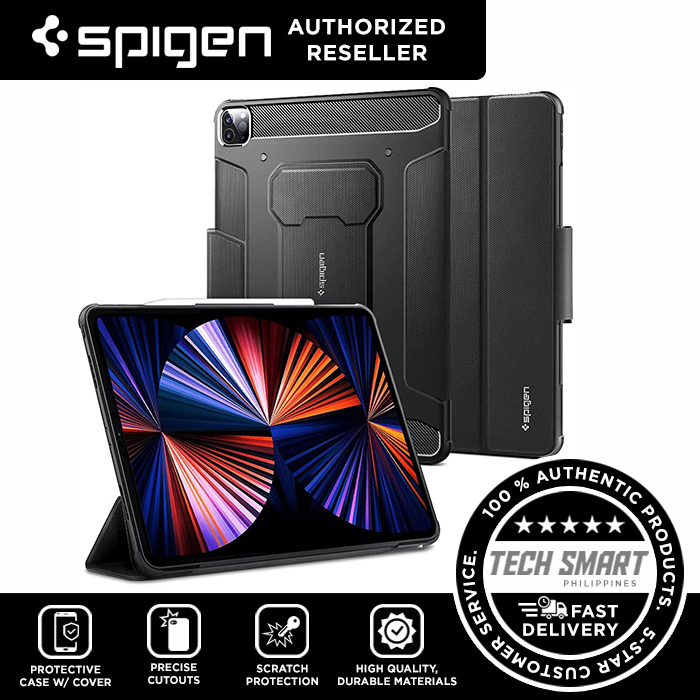 Spigen Rugged Armor Pro Designed For 10.2 / 10.9 / Pro 11 / 12.9 / Air ...