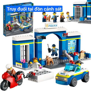 Đồ chơi lắp ráp thành phố - Cuộc truy đuổi tại đồn cảnh sát 70370_172 mảnh