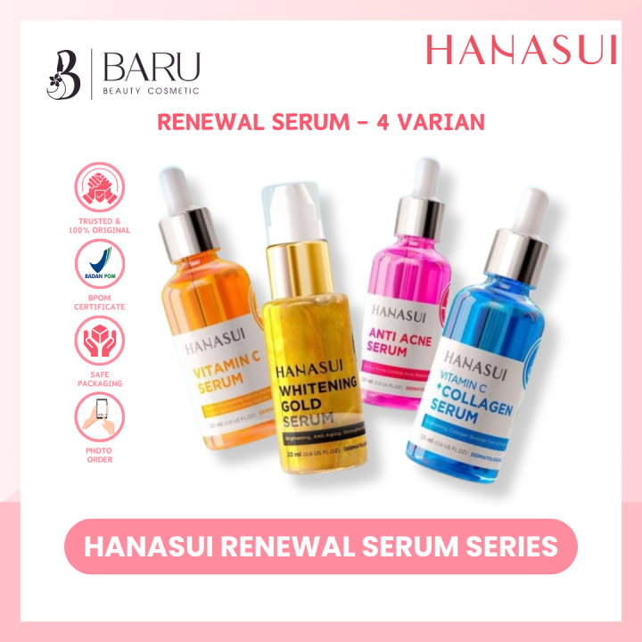 HANASUI Serum Renewal Series Serum Wajah Skincare Wajah Perawatan Wajah Original BPOM