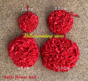 红布绣球门彩新年过礼配套现货厂家直销 Red cloth satin