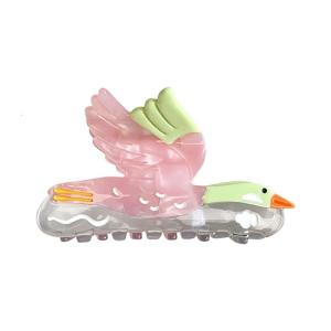 Unique Wild Gooses Acetate Hair Clip Fashionable Hairpin Party Headwear Hairpieces Hair Accessory for Fashion Women