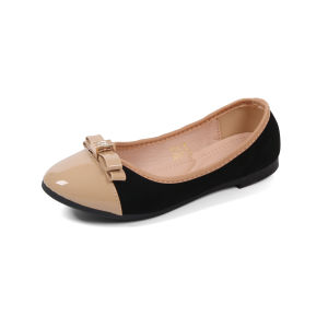 [In Stock] Womens flat shoes lightweight and comfortable round toe ballet flat shoes with bow