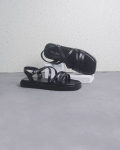 Sandal Flat | sendal tali wanita stylist | flats sandals Viral Murah pergi santai cewek perempuan - BELLEZA THALIA