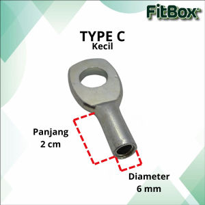 Clamp Cable Sling / Klem / Skun ME Tali Sling Home Gym 5mm 6mm