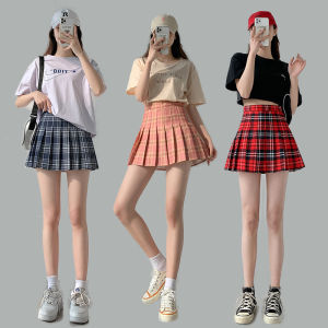 มีให้เลือก XS-3XL กระโปรงเกาหลี มีชับใน กระโปรงลายสก๊อต กระโปรงพลี Skirt กระโปรงเทนนิส กระโปรงสั้นเหนือเข่า