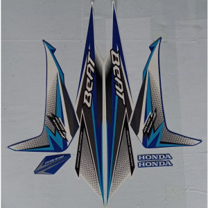 STIKER STRIPING STANDART SEPEDA MOTOR HONDA BEAT ISS TAHUN 2018 BISA COD