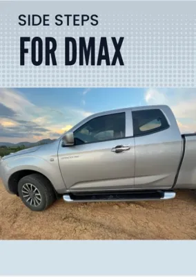 บันไดข้าง ดีแม็ก isuzu d-max 2020 -ปัจจุบัน ทรงห้าง อุปกรณ์ครบชุดพร้อมติดตั้ง