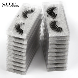 SHIDISHANGPIN 10 Pairs Eyelashes 3D Faux Mink Lashes Natural Long False Eyelashes