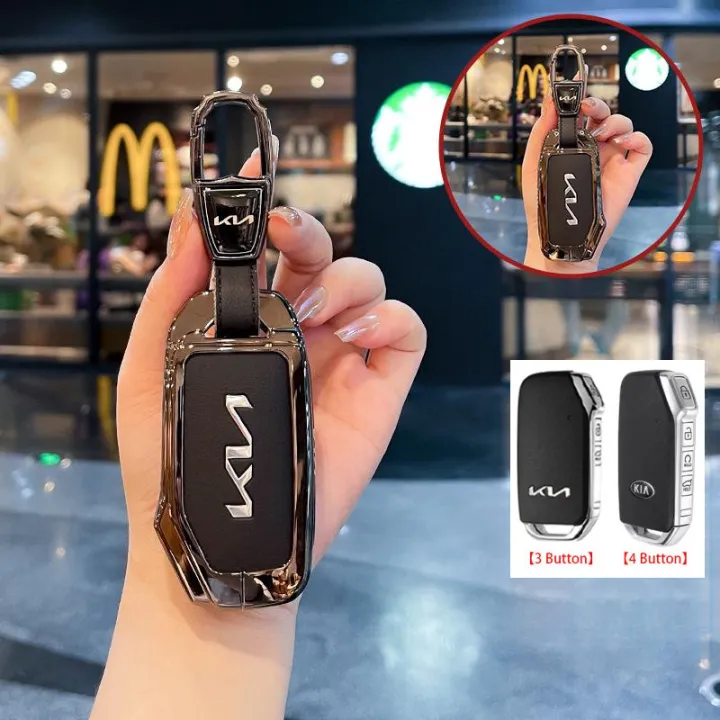 Remote%20Key%20Case%20Key%20Holder%20Metal%20Key%20Fob%20Shell%20Keychain%20For%20Kia%20K3%20K5%20Carens%20Carnival%202024%20Cerato%202020%20Sportage%20Seltos%202024%20-%20Image%206