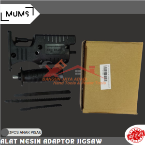 Bangun JA - Hiroki Adaptor Bor Reciprocating Jig Saw Gergaji Potong Kayu Besi AKR1