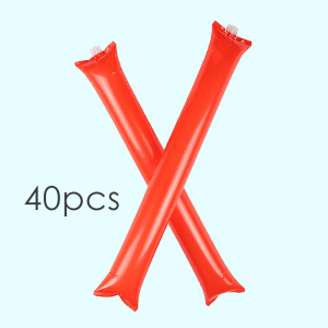 40pcs Cheering Balloons Bam Bam Cheer Sticks Balloon Clapper For Sporting Events Party Celebrations