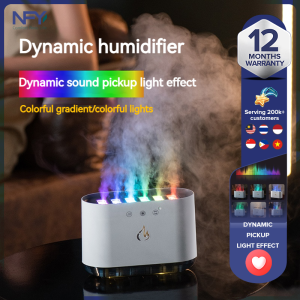 2023 new dynamic pickup humidifier 1L large capacity household humidifier high fog ambient light aromatherapy machine