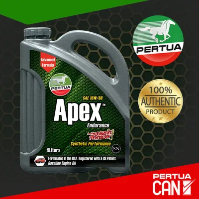 PERTUA Apex Synthetic Performance Gasoline Engine Oil SAE 15W/50 4L