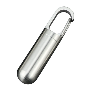 Portable Mini Metal Container Moisture Proof Design Box Ideal For Hiking Camping Essential