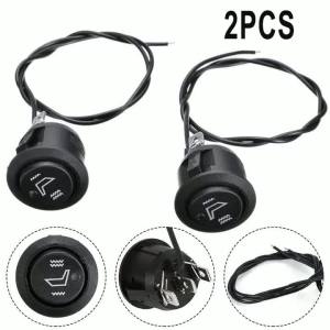psfw Heated Rocker Seats Switch Motorcycle Accessories Round Heated Rocker 3Pin T 85 Boats Motorcycle Plastic & Metal Z1H5K