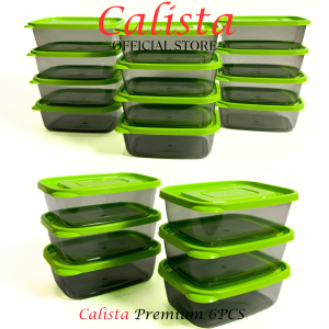 FOOD CONTAINER SET TOPLES PLASTIK CALISTA FURANO SMOKE 6PCS TEMPAT KOTAK BOX WADAH PENYIMPANAN MAKANAN FOOD CONTAINER SET FOOD PREPARATION STORAGE TOPLES KULKAS TEMPAT BUMBU DAPUR TEMPAT PENYIMPANAN SAYUR BUAH IKAN DI KULKAS CALISTA TOPLES SET