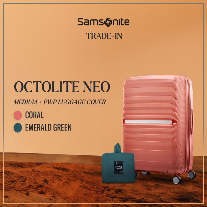 Samsonite Trade In Koper Octolite Neo Medium Exp Coral Foldable