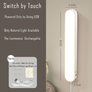 Aitemay LED Desk Lamp USB Rechargeable Adjustable Dimmable Table Light for Study Office Reading Stand Bedroom Night Light