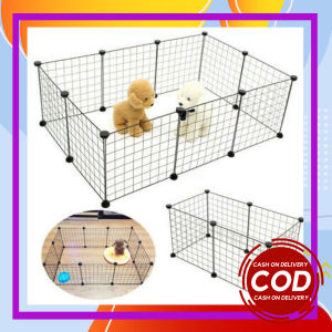 1pcs Pagar Kandang Hewan Peliharaan Susun - Kandang Anjing Kandang Kucing Hamster Kandang Hewan DIY Praktis