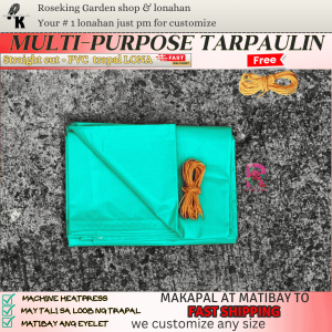 PVC LONA/ STRAIGHT CUT TRAPAL / HEAVY DUTY WITH ROPE. Sagot sa Ulan Init at Lahat.