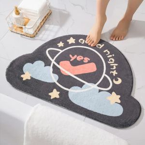 Gratis Ongkir - Keset Rainbow Anti Slip / Alas Kaki Bulu Lembut / Keset Kaki Pelangi