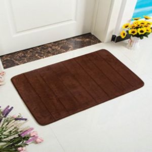 Shower Rug Memory Foam Absorbent Soft Mat Bathroom Bedroom Non-slip Foam Doormat Cot Decor