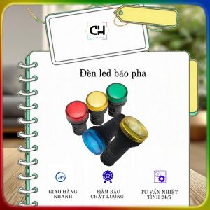 Đèn Led báo pha Chint ND16-22 Đèn báo nguồn Chint phi 22mm - 220V