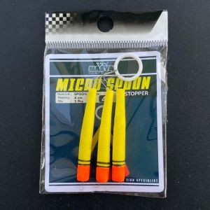 Kambangan Masyai Micro Spoon isi 3 varian stopper dan benang sensitif special pancing micro fishing