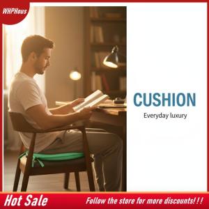 【COD】🔥🔥🔥 Sponge Cushion Chair Pad With Straps For Home Use Thickened Round Design Ergonomic Seat Comfort