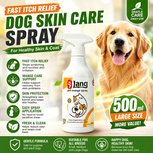 Antifungal Pipot Skin Spray 500ml For Dogs And Cat Anti Tick and Flea For Dogs Skin Disease Treatment Antibacterial Ringworm Rashes Mites