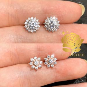 Anting2 Titanium Anti Luntur Lapis emas 18k ANTI KARAT earrings permata swarovski perhiasan wanita dewasa giwang tusuk