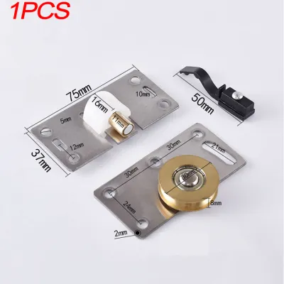 Roller cabinet sliding rail set door track aluminum guide wardrobe wheels drawer Pulley Closet Durable Hanging Concave