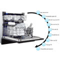 LENODI 13-Set Capacity Built-In Dishwasher Fully Automatic Double Layer with UVC Ultraviolet Disinfection. 