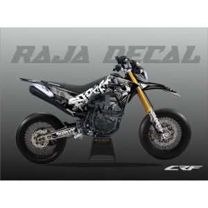 DECAL CRF 150L DESAIN BARU CUSTOM BEBAS WARNA BISA PAKAI NO DAN NAMA FULL CUSTOM
