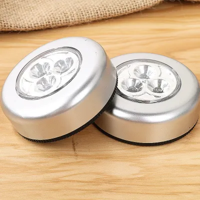 Đèn Led Dán Tường 3 Bóng Gắn Tủ Quần Áo Phòng Ngủ Tủ Bếp Dùng Pin AAA [ HCM ]