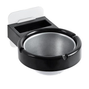 1pc Portable Ashtray Wall Stainless Steel Pocket Smoke Box Storage Cup for Home