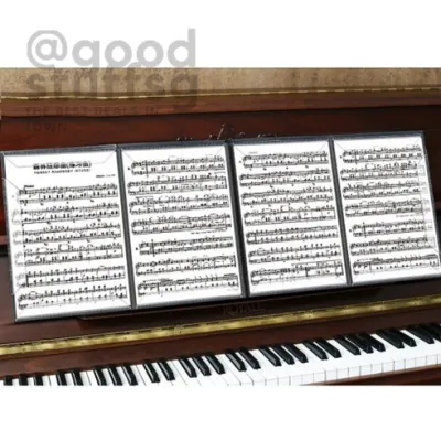 [SG FREE ] A4 Piano Score Holder Music Book Clip Sheet Note Document Folder File Organizer