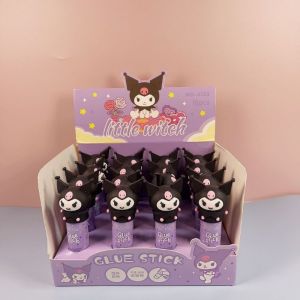 Sanrio Cartoon Solid Adhesive Stick Hello Kitty Melody Kuromi Children Handmade DIY Glue Stick Stationery School Supplie